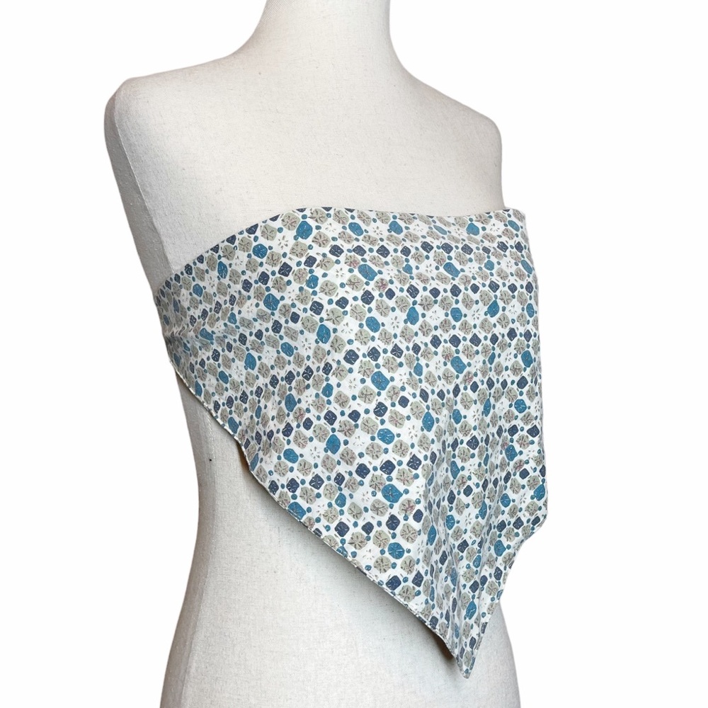 Nasty Gal Bandana Tie Strapless Crop Top S/M